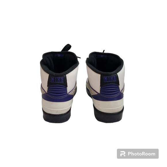 Nike Air Jordan 2 II Retro Dark Concord 395718-153 White Cement 7Y - Picture 7 of 10
